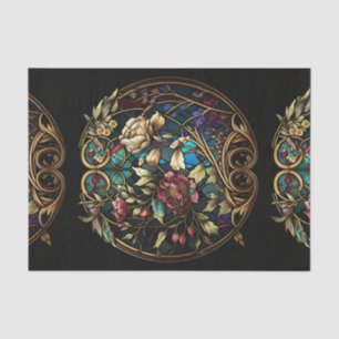 Stained Glass Floral Surprise Tissue Paper