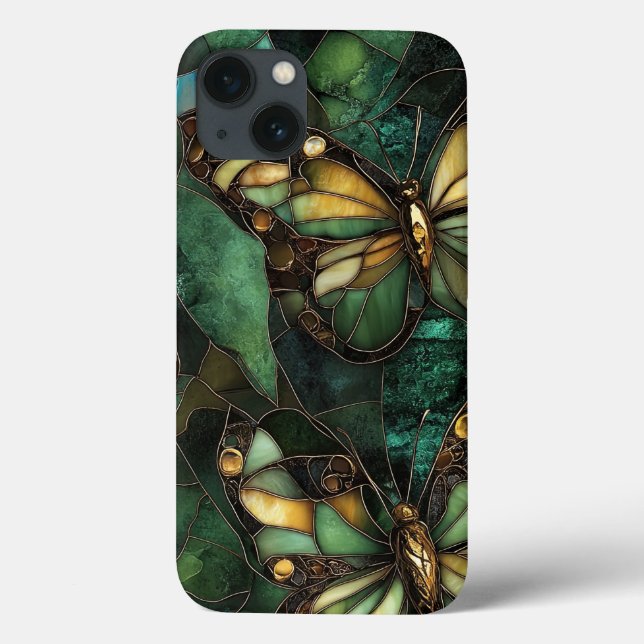 Stained Glass Garden Butterfly Dreams Case-Mate iPhone Case (Back)