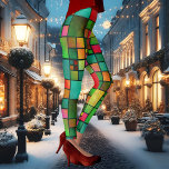 Stained Glass Geometric Watercolor Pattern Leggings<br><div class="desc">Modern design leggings featuring a stained glass inspired geometric tiled pattern with a watercolor effect in a variety of colours. Nice for the Christmas holidays.</div>