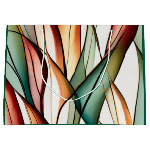 Stained-Glass Grass Large Gift Bag