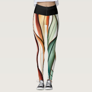 Stained-Glass Grass Leggings