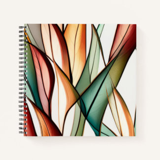 Stained-Glass Grass Notebook