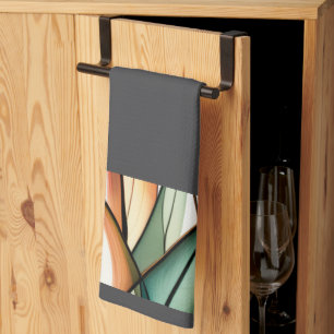 Stained-Glass Grass Tea Towel