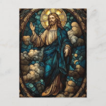 Stained Glass Jesus Art – Christian 