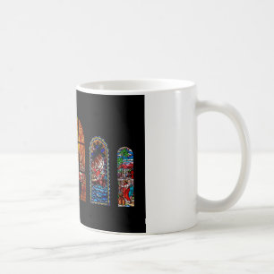 stained glass jesus coffee mug