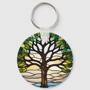 Stained Glass Key Ring