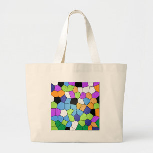 Stained Glass Large Tote Bag