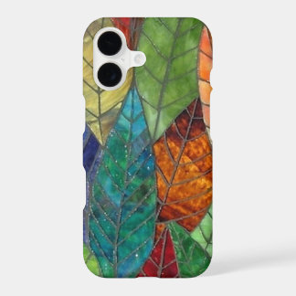 Stained Glass Leaves iPhone 7 case