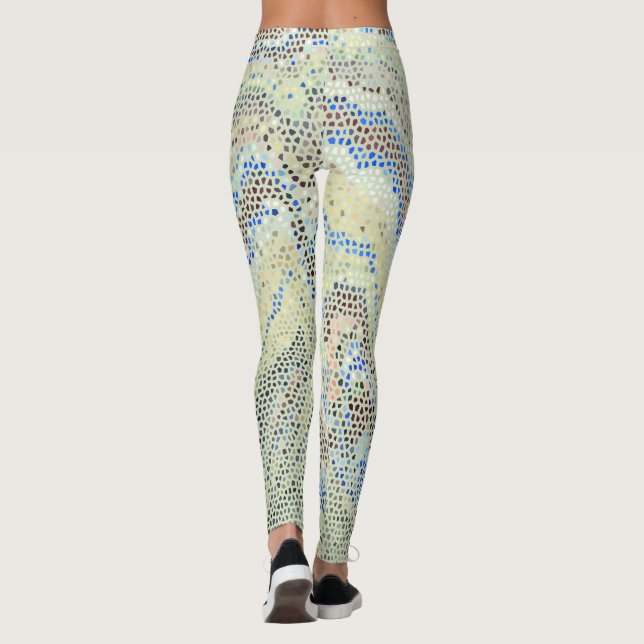 "STAINED-GLASS" LEGGINGS (PHOTOG./DIG.EFFECTS) (Back)