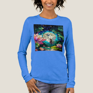 Stained Glass Little Fairy With Dragonfly Tri-Blend Shirt