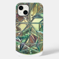 Stained glass look colourful abstract
