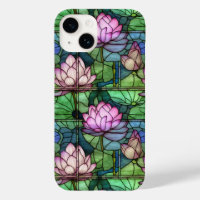 Stained Glass Lotus iPhone 14 Case