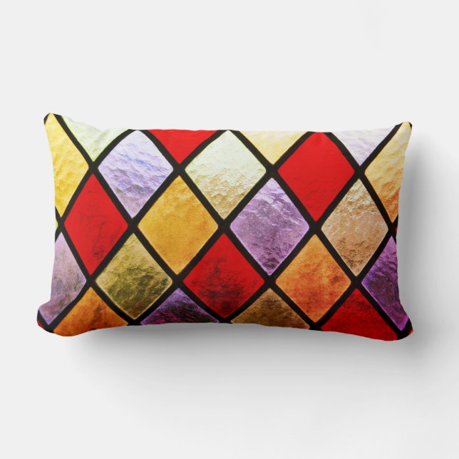Stained Glass Lumbar Cushion (Front)