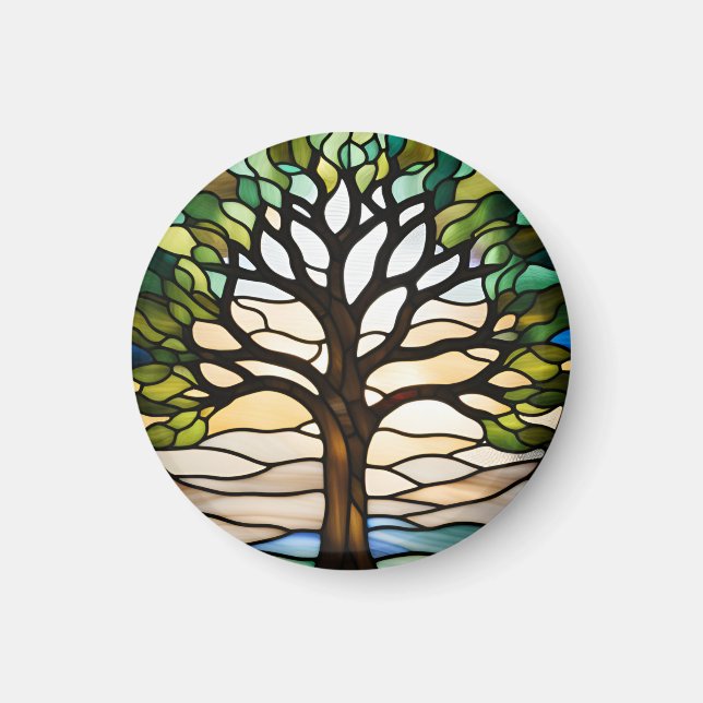 Stained Glass  Magnet (Front)