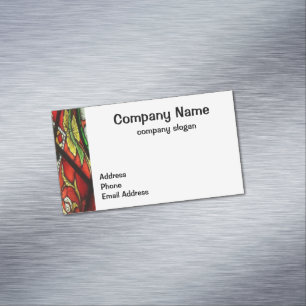 Stained Glass Magnetic Business Card