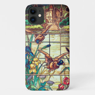 Stained glass mallard ducks Case-Mate iPhone case