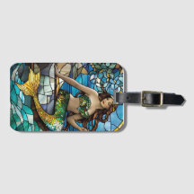 Stained glass mermaid 