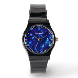 Stained Glass Misty Blue Watch