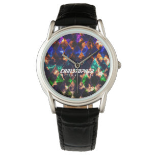 Stained Glass Misty Multicolors Watch