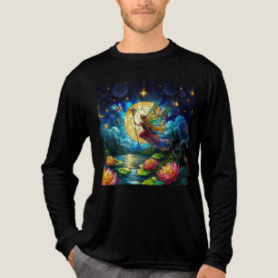Stained Glass Moonlight Flight Fairy  Tri-Blend Shirt