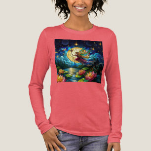 Stained Glass Moonlight Flight Fairy  Tri-Blend Shirt
