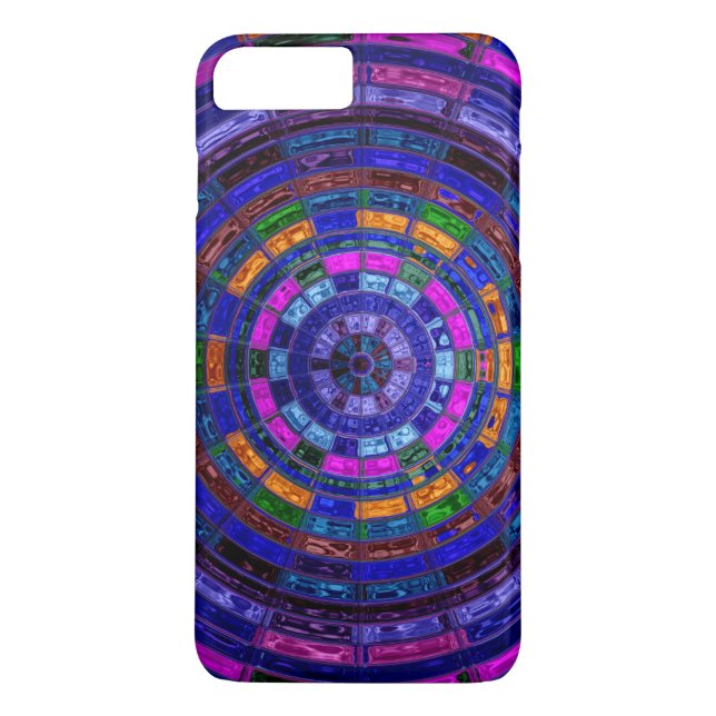 Stained Glass Mosaic Abstract #3 Case-Mate iPhone Case (Back)