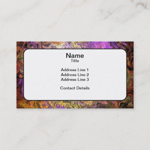 Stained Glass Mosaic Business Card