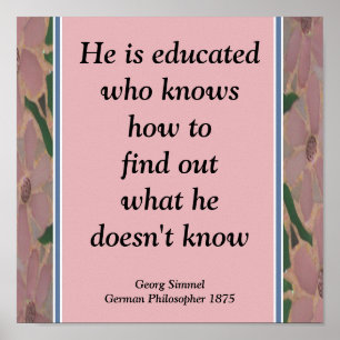 Stained Glass Mosaic Education Poster .