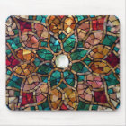 Stained Glass Mosaic Mousepad "Autumn Star"