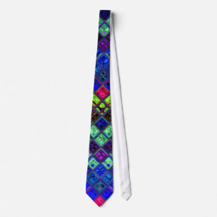 Stained Glass Mosaic Pattern #2 Tie