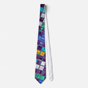 Stained Glass Mosaic Pattern #5 Tie