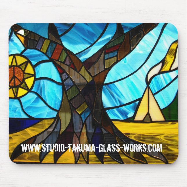 stained glass mouse pad (Front)