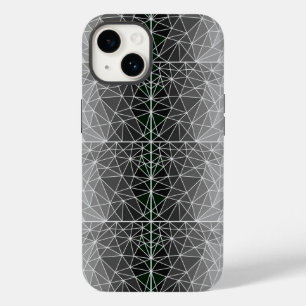 Stained glass pattern 03.Grey.Offwhite Line BG Case-Mate iPhone 14 Case
