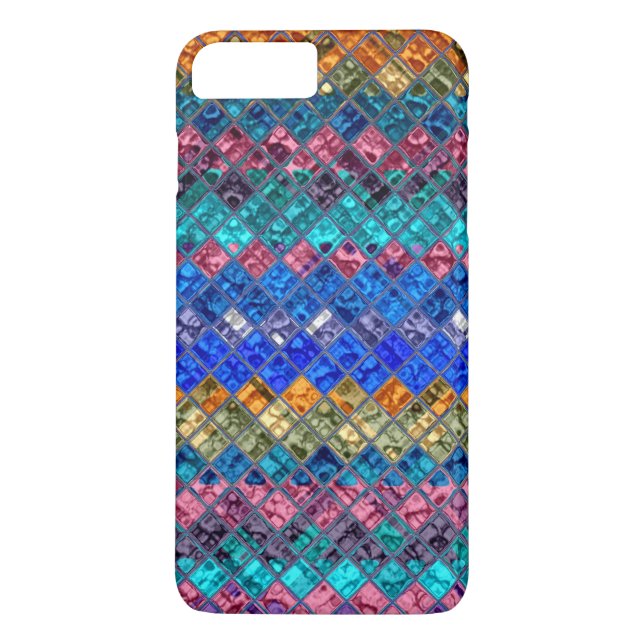 Stained Glass Pattern #11 Case-Mate iPhone Case (Back)