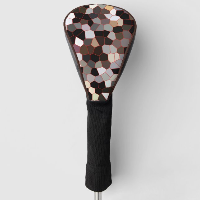 Stained Glass Pattern  Golf Head Cover (Front)