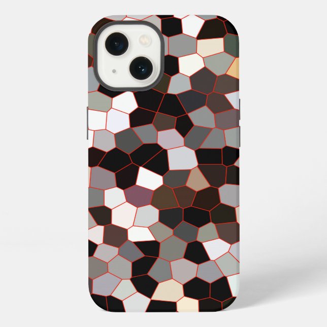 Stained Glass Pattern iPhone Case (Back)