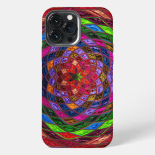 Stained Glass Pattern iPhone 13 Pro Max Case