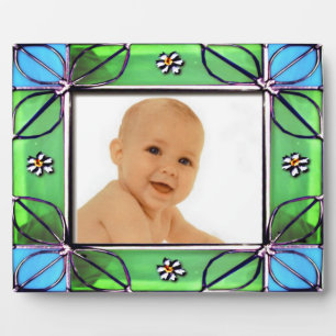 Stained Glass Photo Frame Plaque