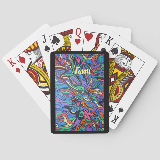 stained glass playing cards (Back)