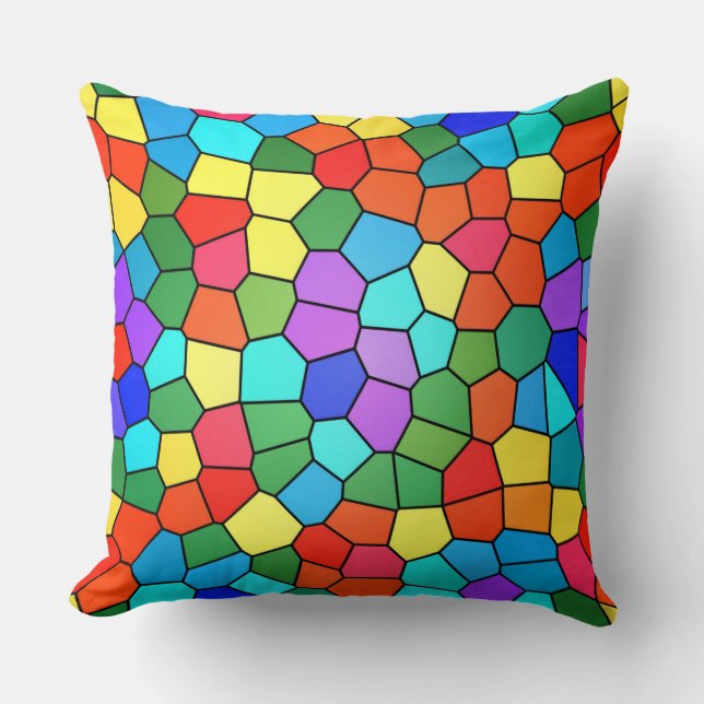 Stained Glass Rainbow 2183 Cushion (Front)