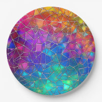 Stained Glass Rainbow Pattern