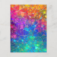 Stained Glass Rainbow Pattern