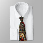 Stained Glass Sacred Heart of Jesus Catholic Tie<br><div class="desc">This beautiful stained glass artistic tie with the Sacred Heart of Jesus  would be an awesome 
gift for anyone receiving the Sacrament of Confirmation or for any occasion!</div>