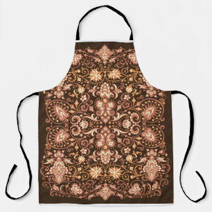 Stained Glass series. Artistic abstraction compose Apron