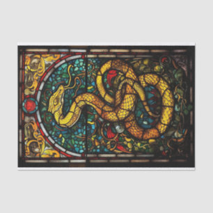 Stained Glass Serpent Tissue Paper