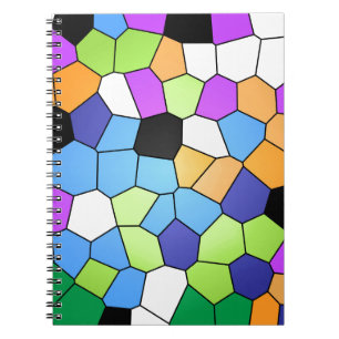 Stained Glass Spiral Notebook