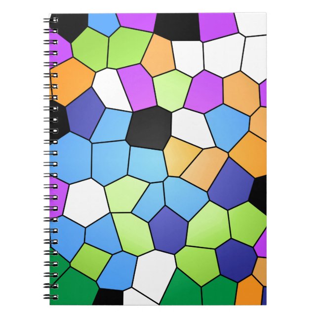 Stained Glass Spiral Notebook (Front)