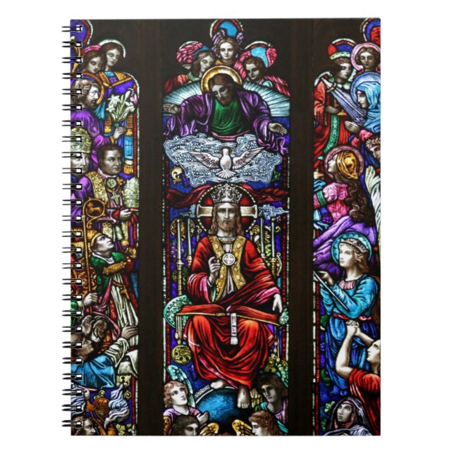 Stained Glass Spiral Notebook (Front)