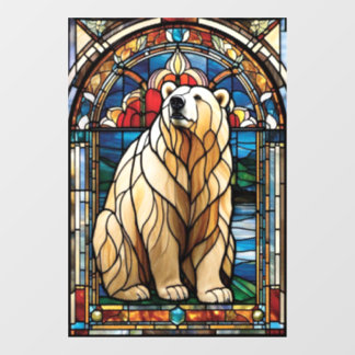 Stained Glass Spirit Bear