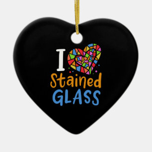Stained Glass Stained Glass Artist Ceramic Tree Decoration